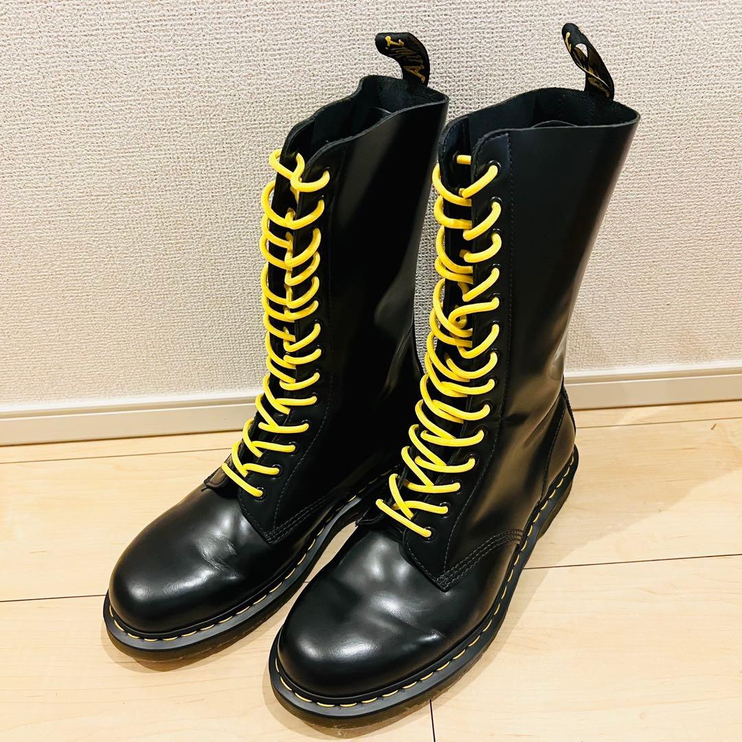 【極美品】ドクターマーチン 14ホールブーツ ブラック 1914 UK10