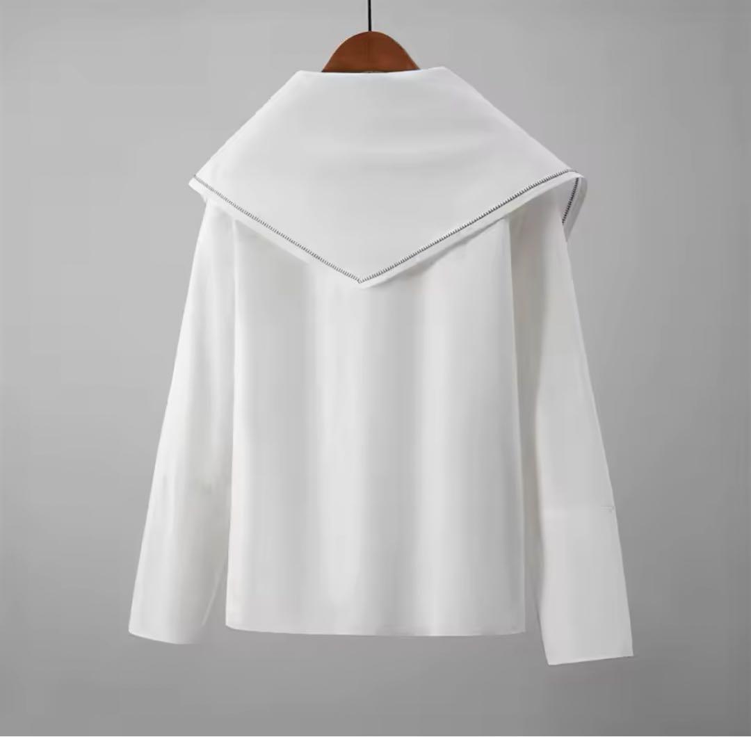 yori ヨリ セーラーリボンシャツ セーラーブラウス 新品☆