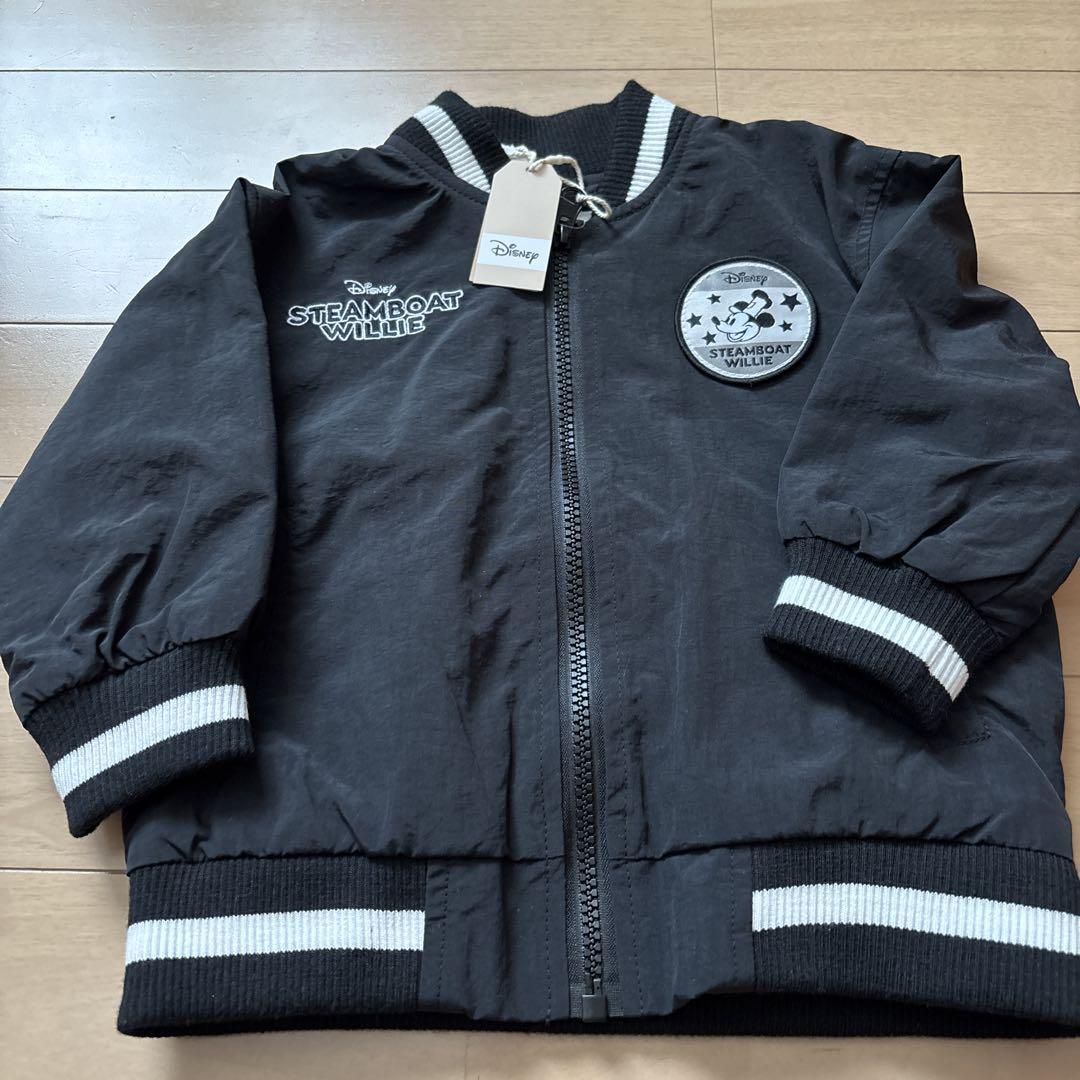 お値下げ 新品 ディズニー ミッキー ジャンバー 90サイズ