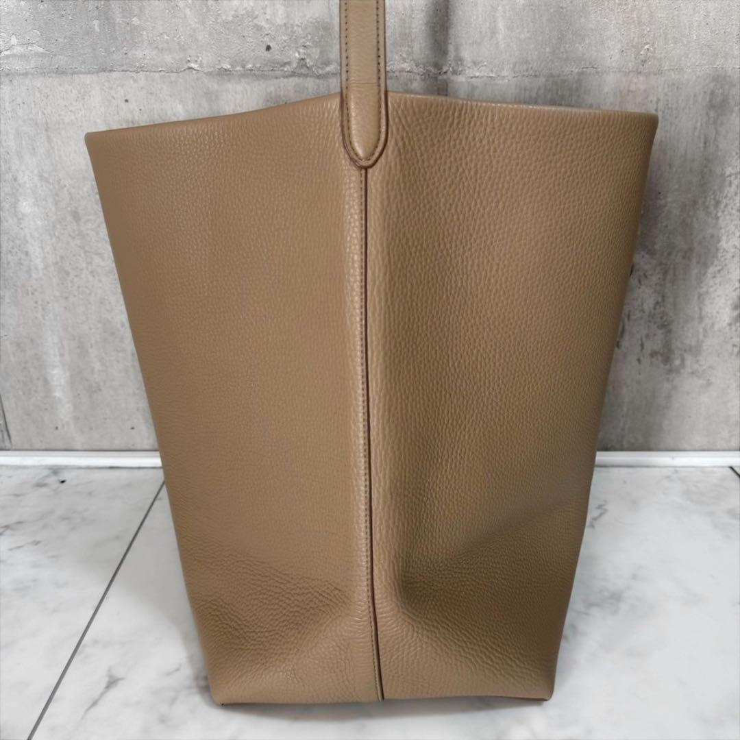 THE ROW ザロウ　ラージ　パークトート LARGE レザー ダークトープ