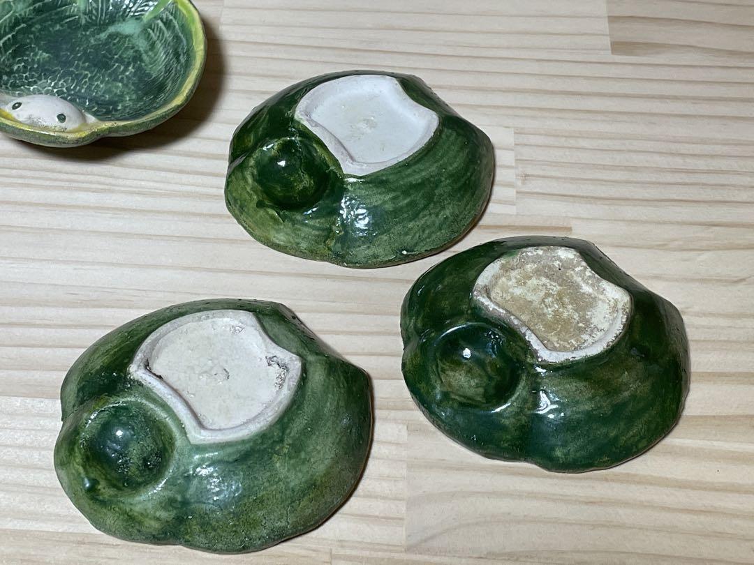 【和食器】源内焼風　ふくら雀　豆皿　5枚　小皿