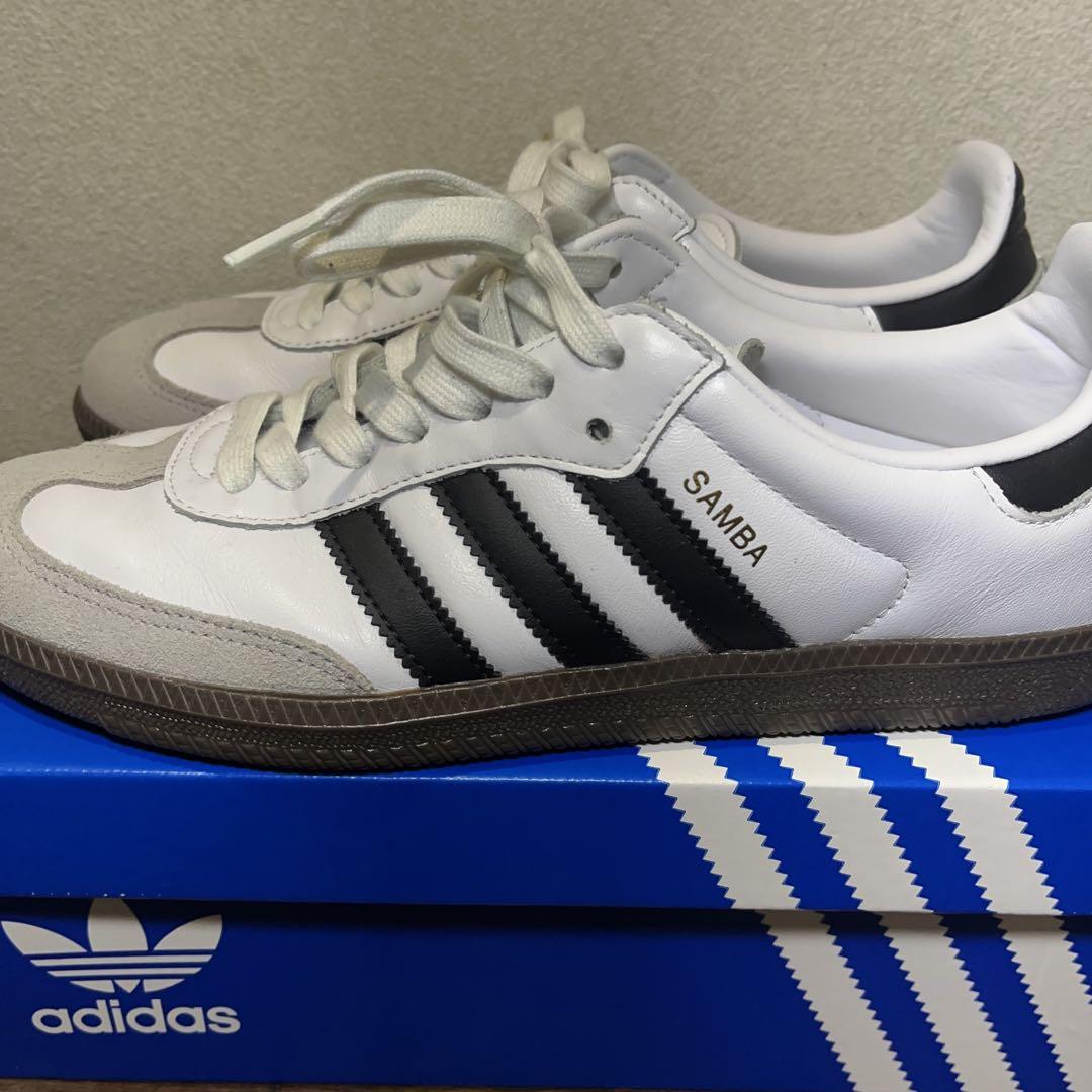 adidas Samba OG ホワイト/ブラック 270
