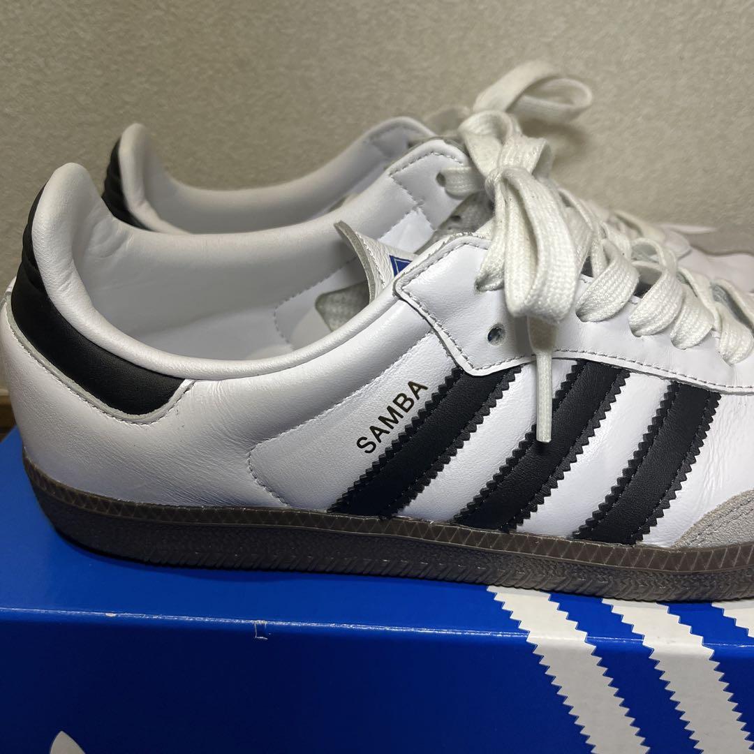 adidas Samba OG ホワイト/ブラック 270