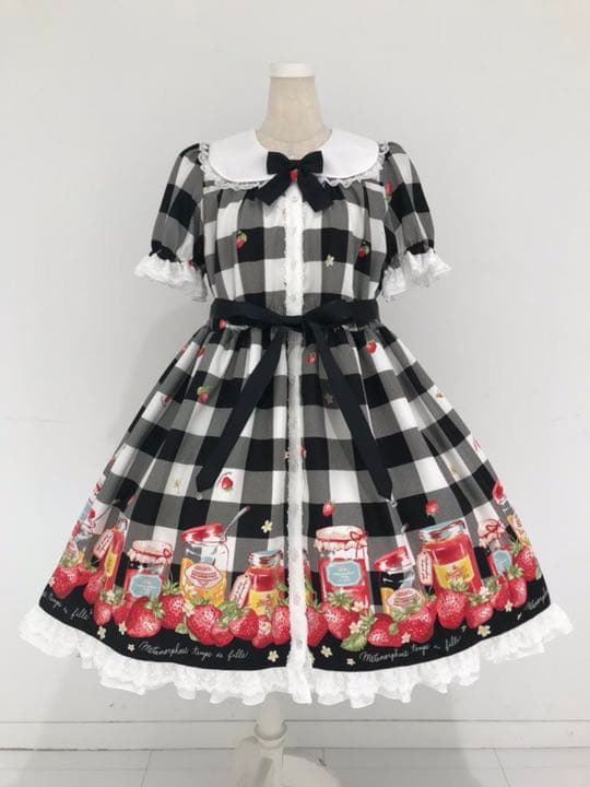 メタモ♡sweet berry gingham ワンピース cutacut.com