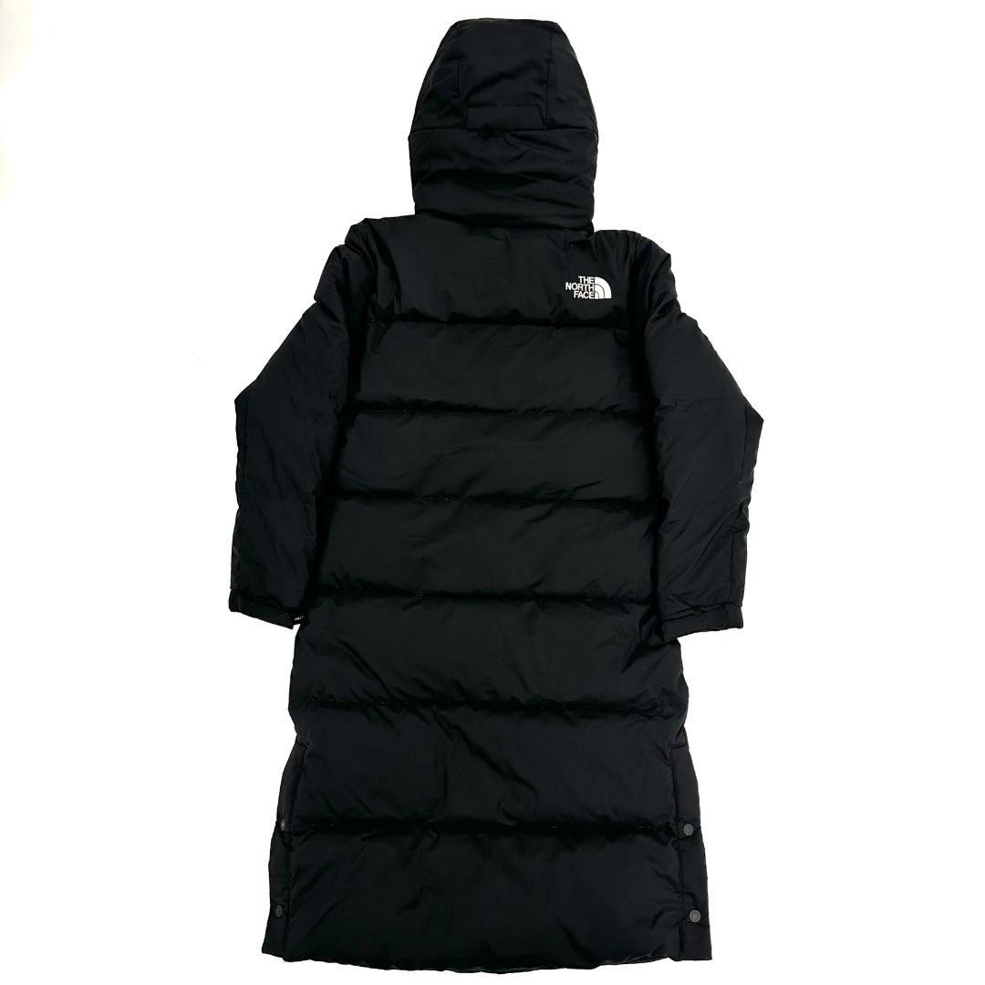 美品 THE NORTH FACE ロングダウンジャケット 160cm 黒 大人気 日本未発売 レディース S ノースフェイス ロングダウン