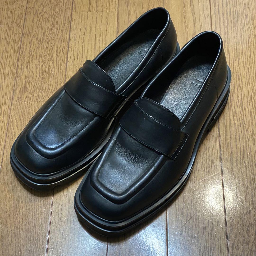 VEIN COW LEATHER MASTROTTO LOAFER 42 メンズ