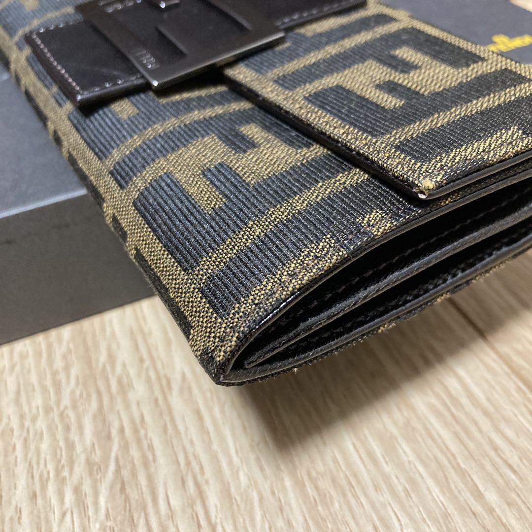 専用FENDI フェンディ ズッキーノ FF金具 長財布 マンマ　ズッカ柄