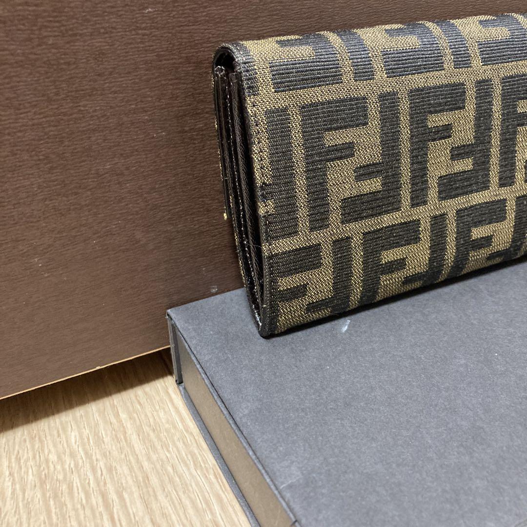 専用FENDI フェンディ ズッキーノ FF金具 長財布 マンマ　ズッカ柄