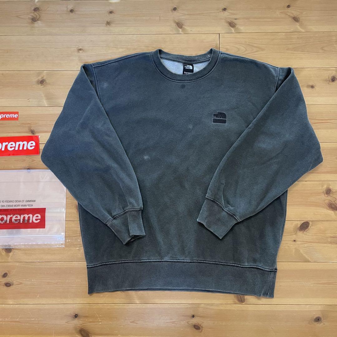 supreme northface crew neck