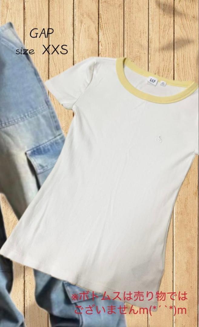 GAP ホワイト Tシャツ XXS