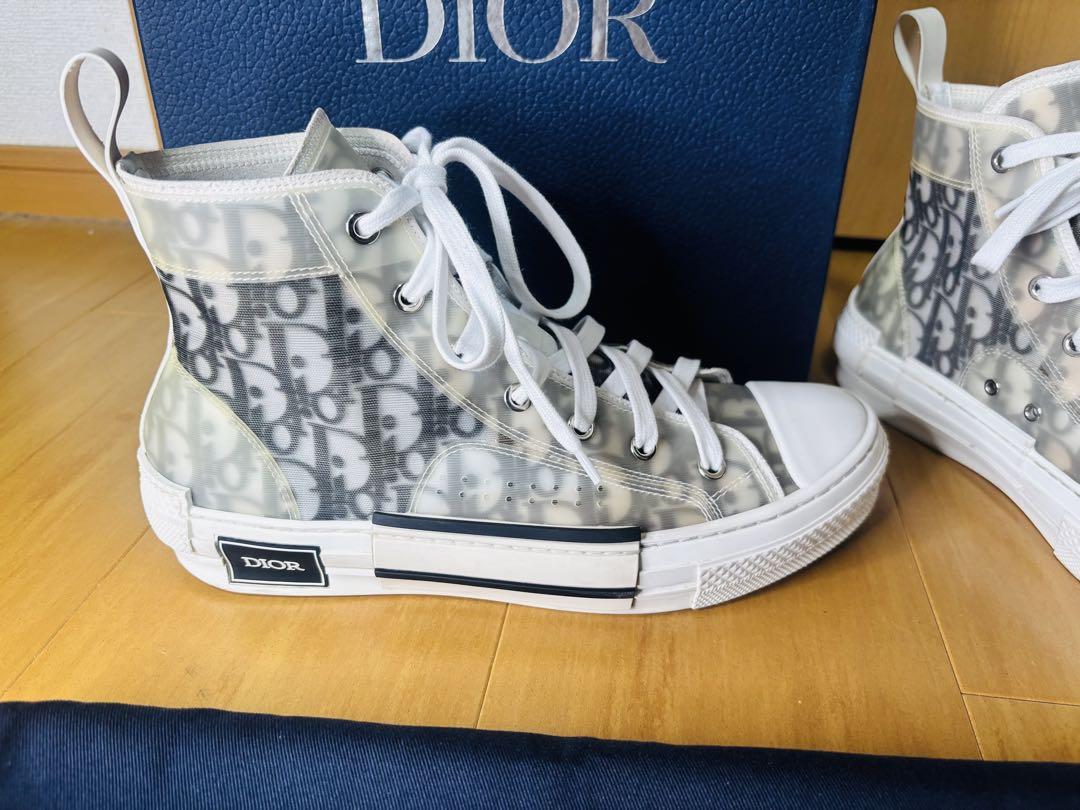 Dior ハイカットスニーカー 正規品 - メルカリ