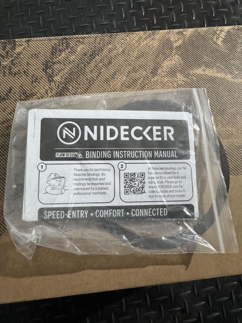 Nidecker FLOW NX2 ビンディング Mサイズ ブラック
