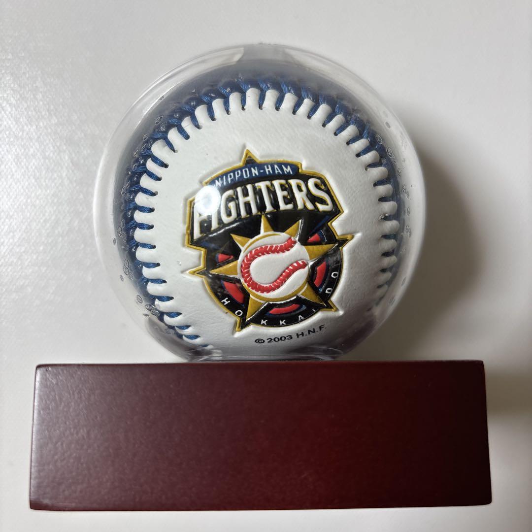新庄剛志 北海道日本ハムファイターズ時代 球団ロゴ入り 直筆