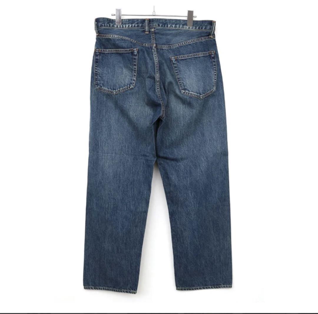 パンツ A.PRESSEWashed Denim Wide Pants INDIGO