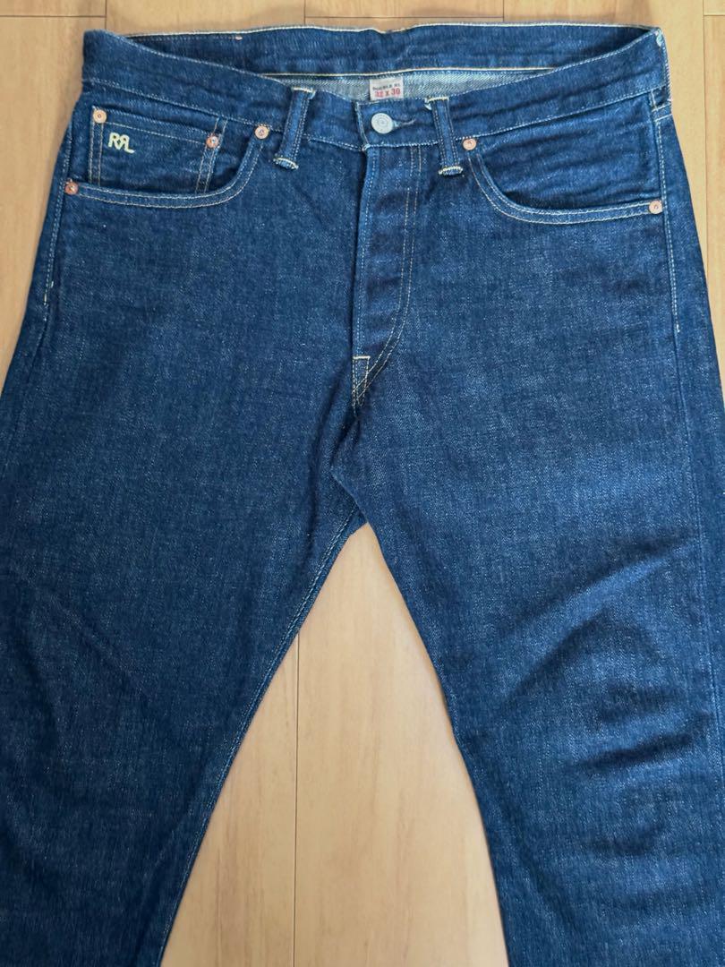 RRL SLIM NARROW STRAIGHT セルビッチ デニムパンツ