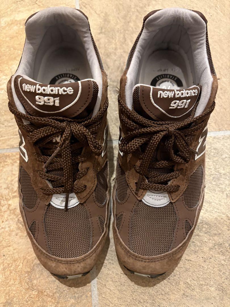 New Balance 991 made in U.Kブラウン