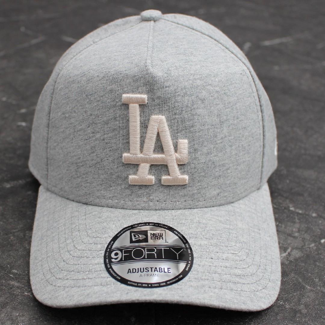 上品なヘザーグレー NEW ERA LA ドジャース キャップ 海外モデル