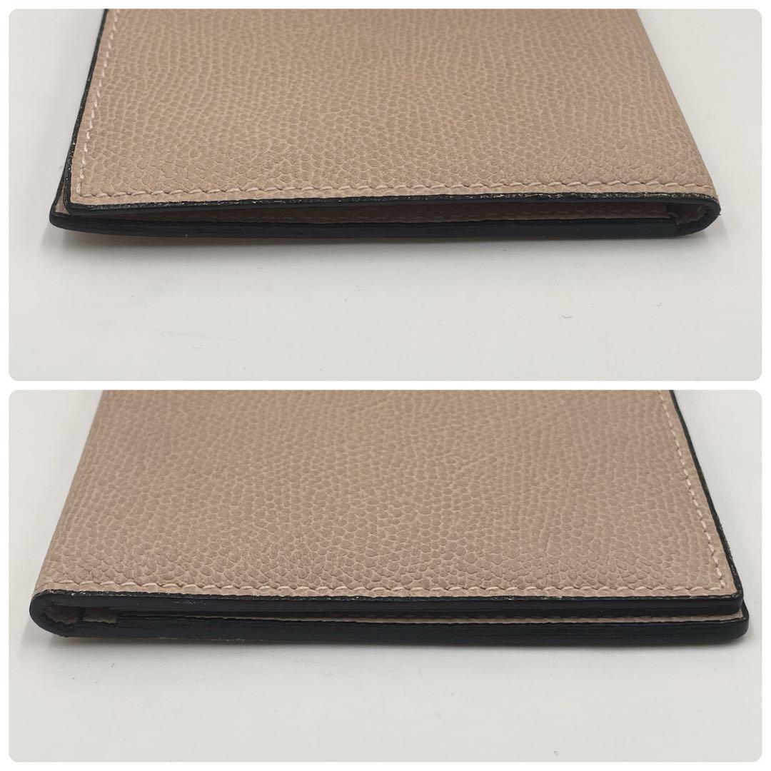【定価12万•美品】Valextra パスポートケース 6カード 長財布 現行