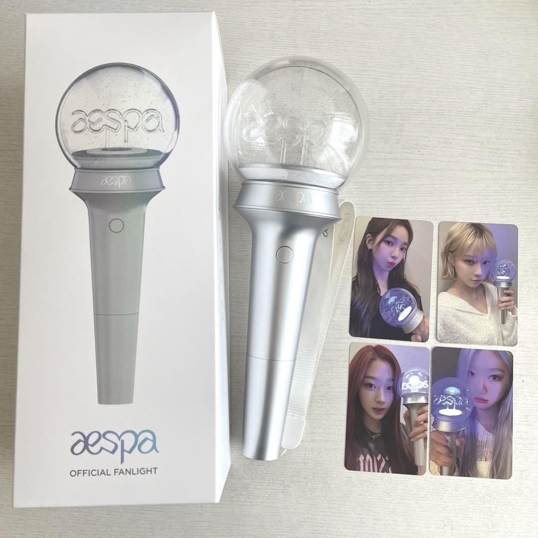 aespa official fanlight エスパ ペンライト 箱付き - メルカリ