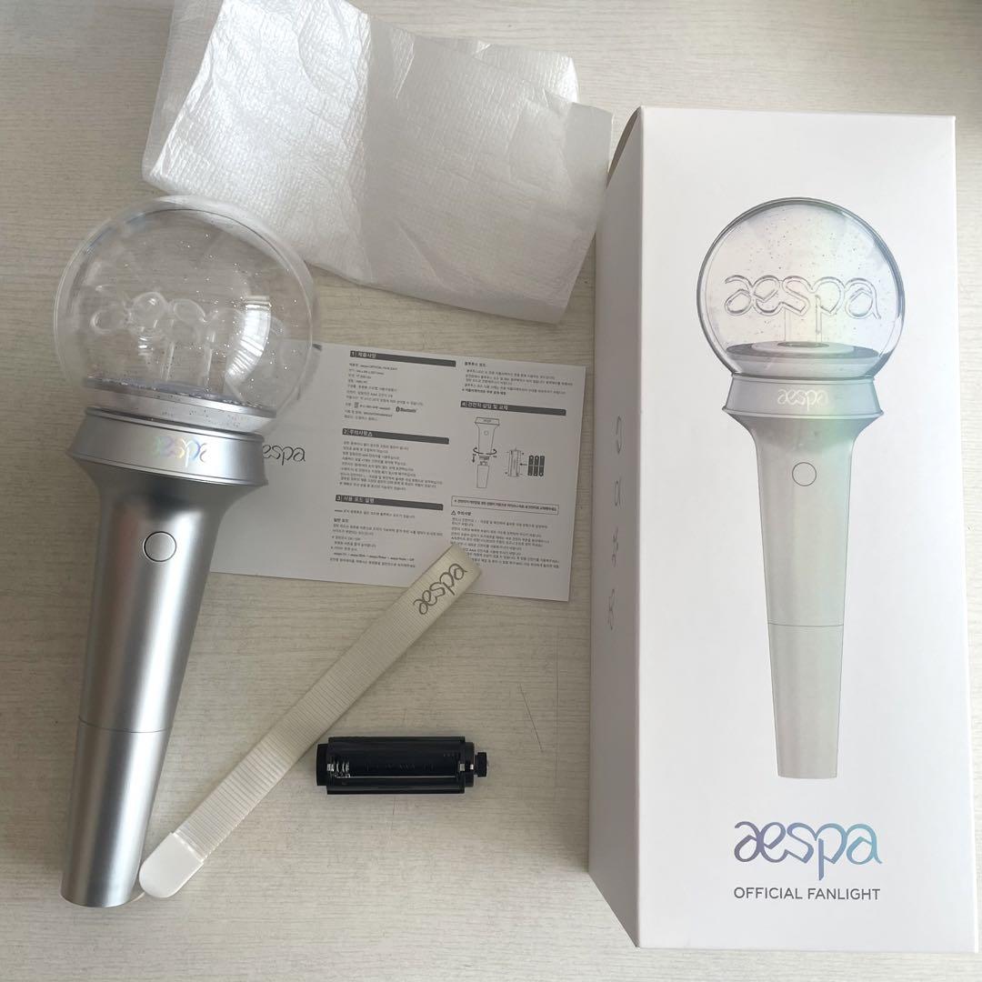 aespa official fanlight エスパ ペンライト 箱付き - メルカリ