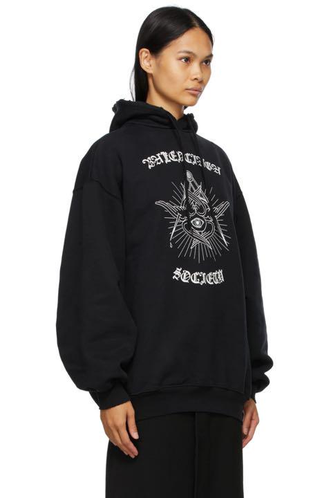 人気定番低価 BALENCIAGA ゴシック パーカー GNcVR-m83341242888 オーバーサイズ 送料無料人気