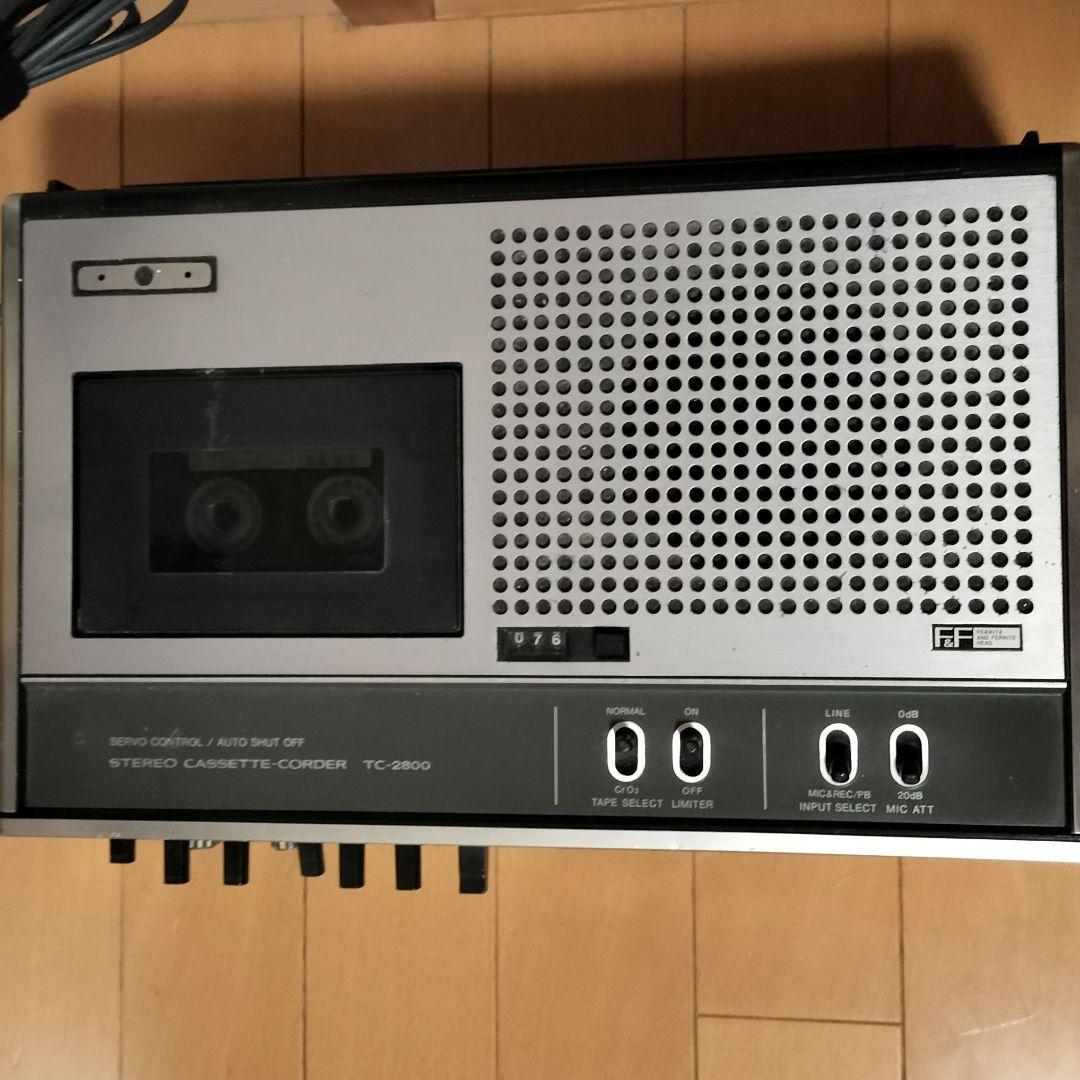 動作品・希少｜SONY ソニー ラジカセ TC-2800 レトロ名機カセット
