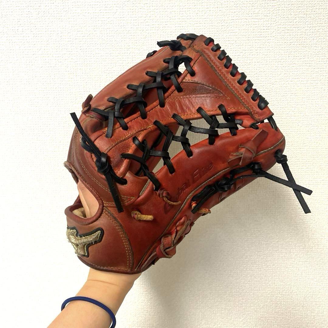 182 ミズノ グローバルエリート 型抜群 即戦力 硬式 外野手用グローブ
