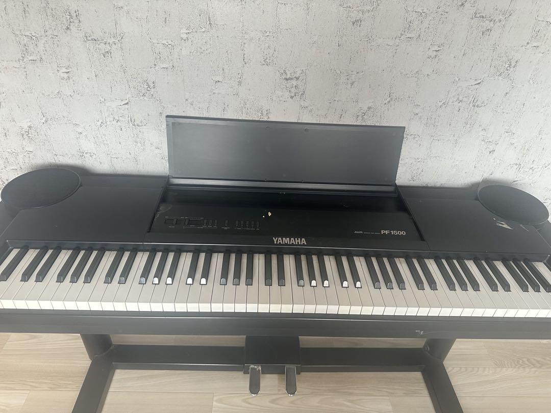 定番の中古商品 Yamaha 鍵盤楽器 ブラック 電子ピアノ PF1500 鍵盤楽器