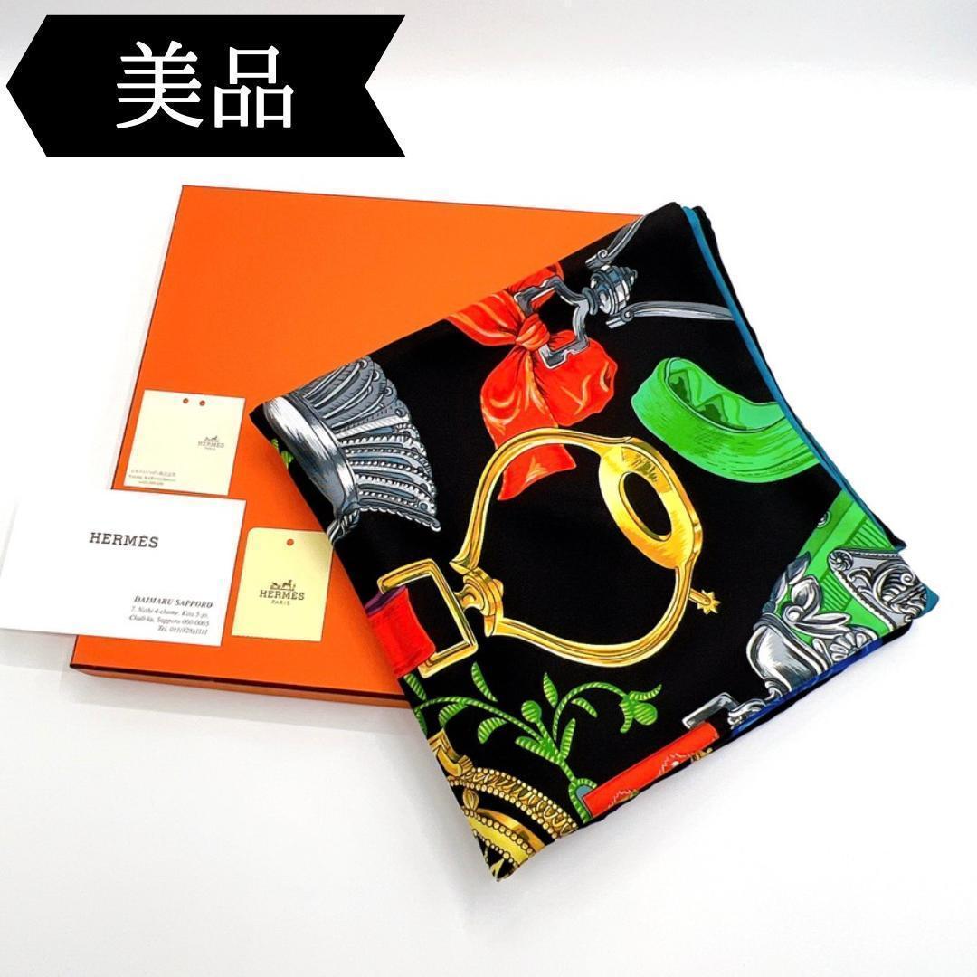 ◇エルメス◇カレ90/ETRIERS 鐙 F de LA PERRIERE