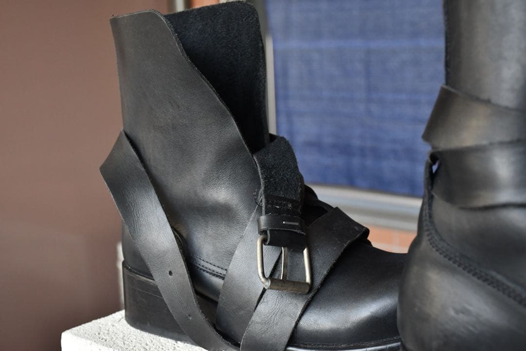 belted boots26.5cm・Carol