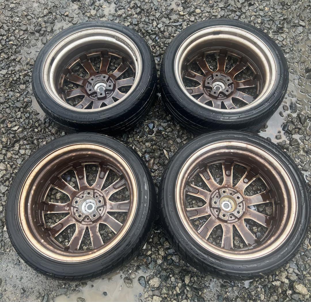 トヨタ70ヴォクシータイヤホイール4本セットPCD100 J数18X71/2J-www