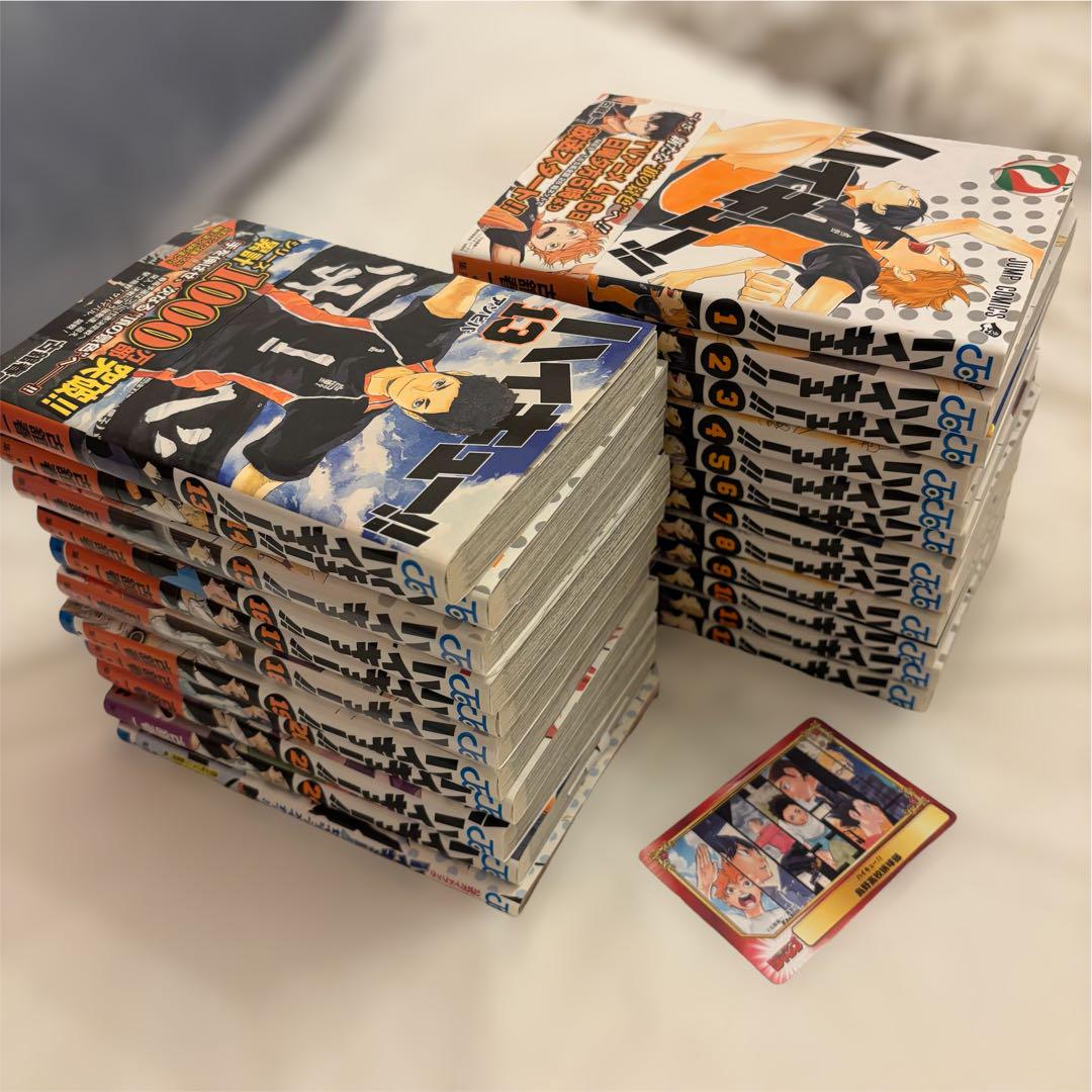 ハイキュー!! 1〜21巻/24巻/セイシュンメイカンセット カード