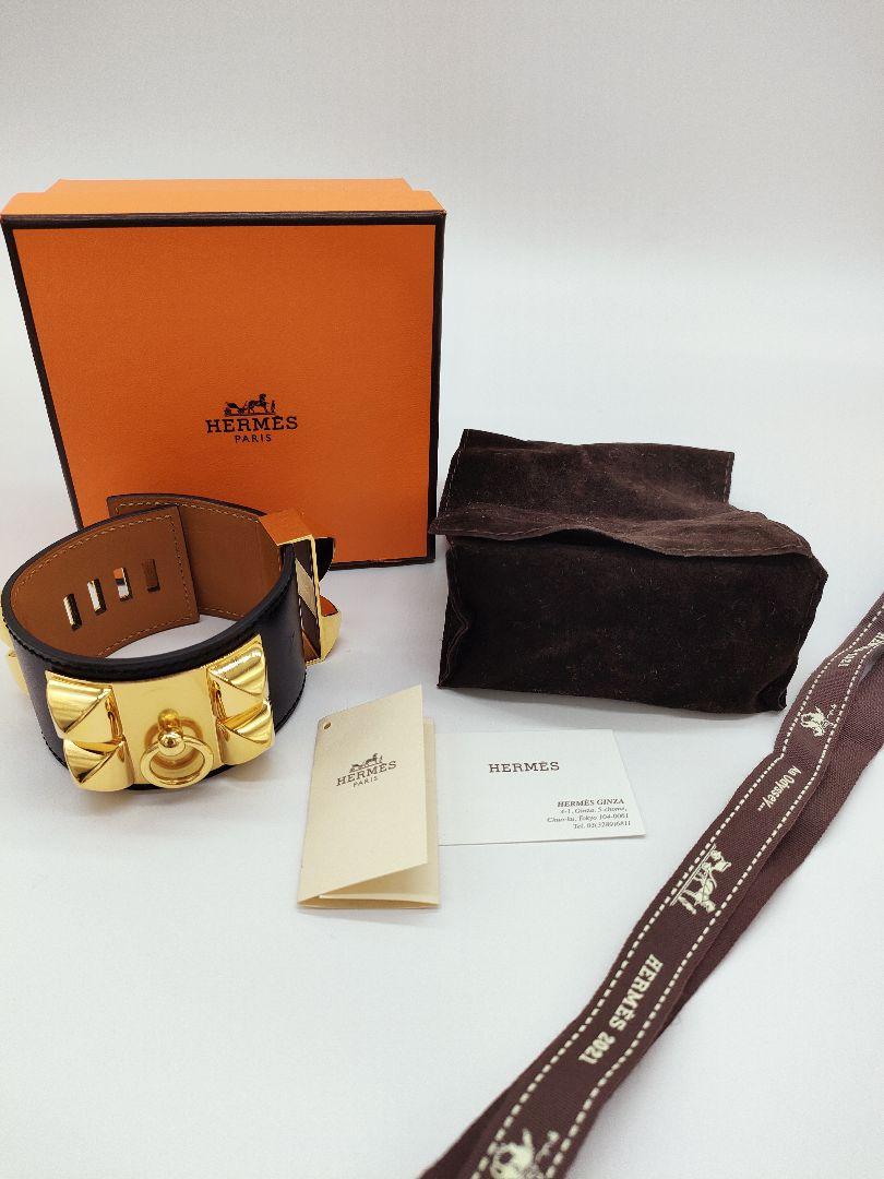 HERMES コリエドシアン　ブラック×ゴールド エルメス コリエドシアン ブラック ゴールド（エルメス
