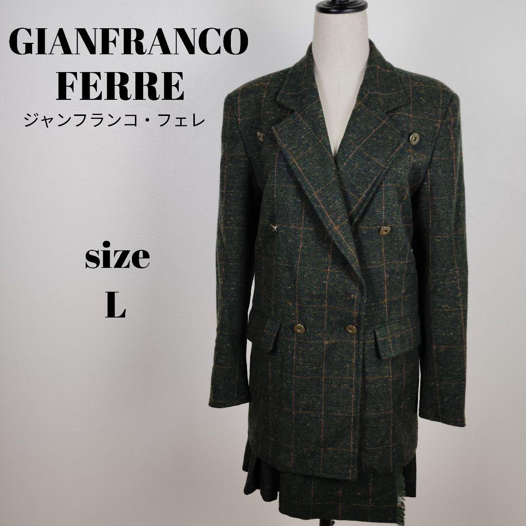 【a1155】GIANFRANCO FERRE スカート セットアップ 40