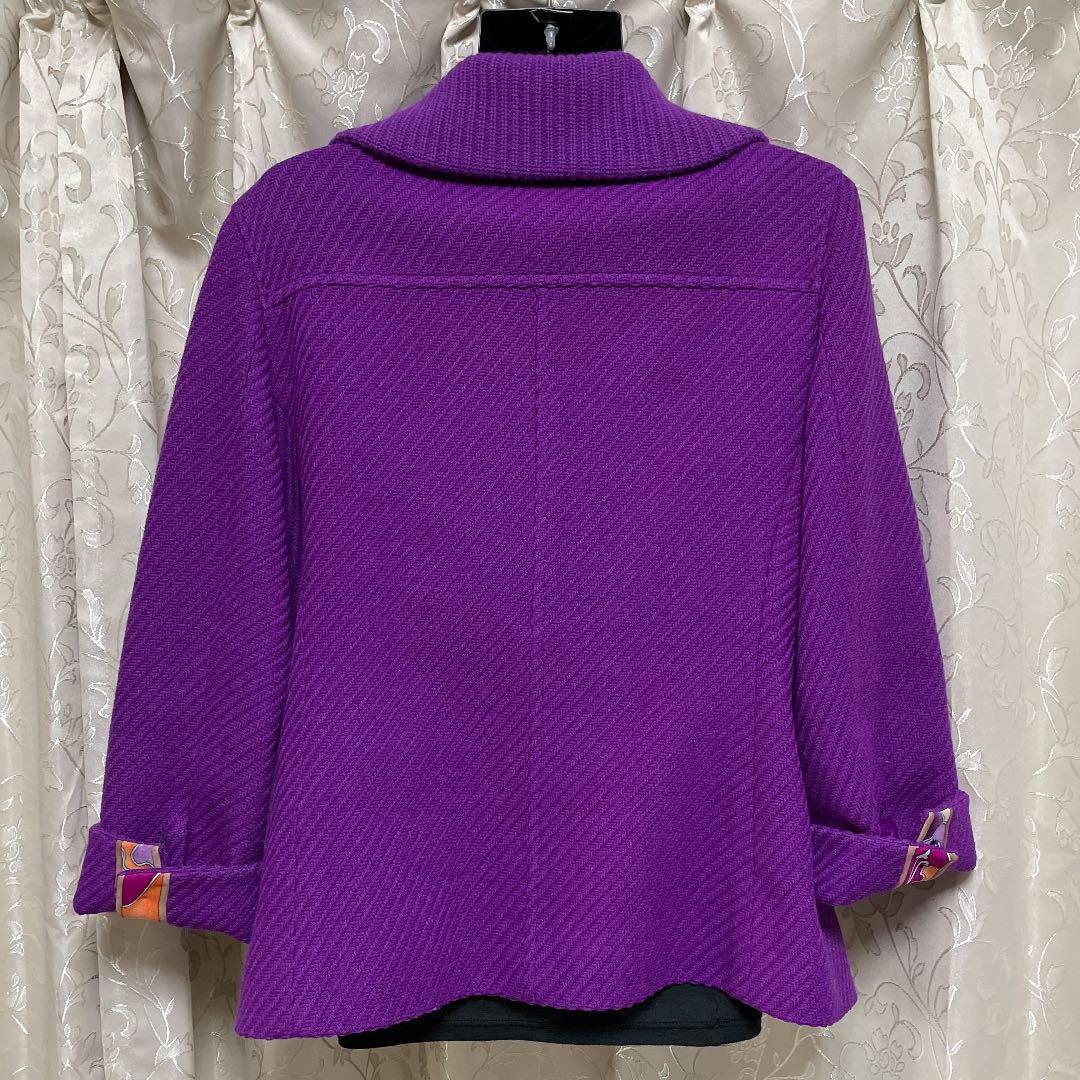 正規店特価 良品 LEONARD カシミヤウール コート 13R dCMKY-m83348675020 お得超特価