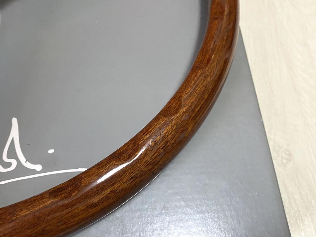 美品　大経【NARDI Classic】38Φ ウッドステアリング　ナルディ