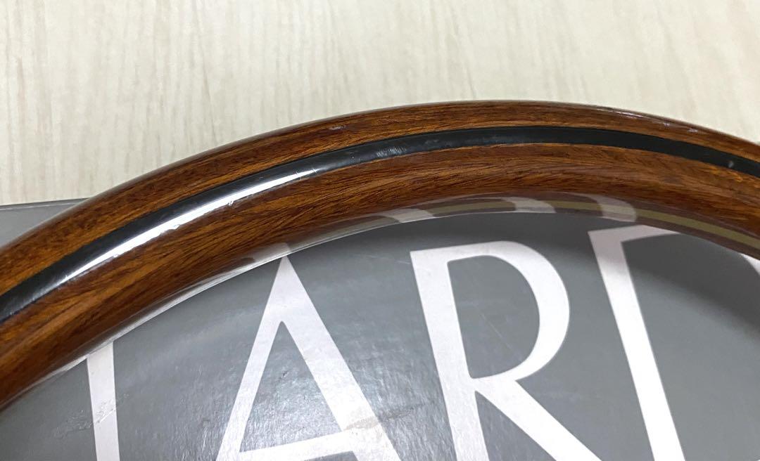 美品　大経【NARDI Classic】38Φ ウッドステアリング　ナルディ