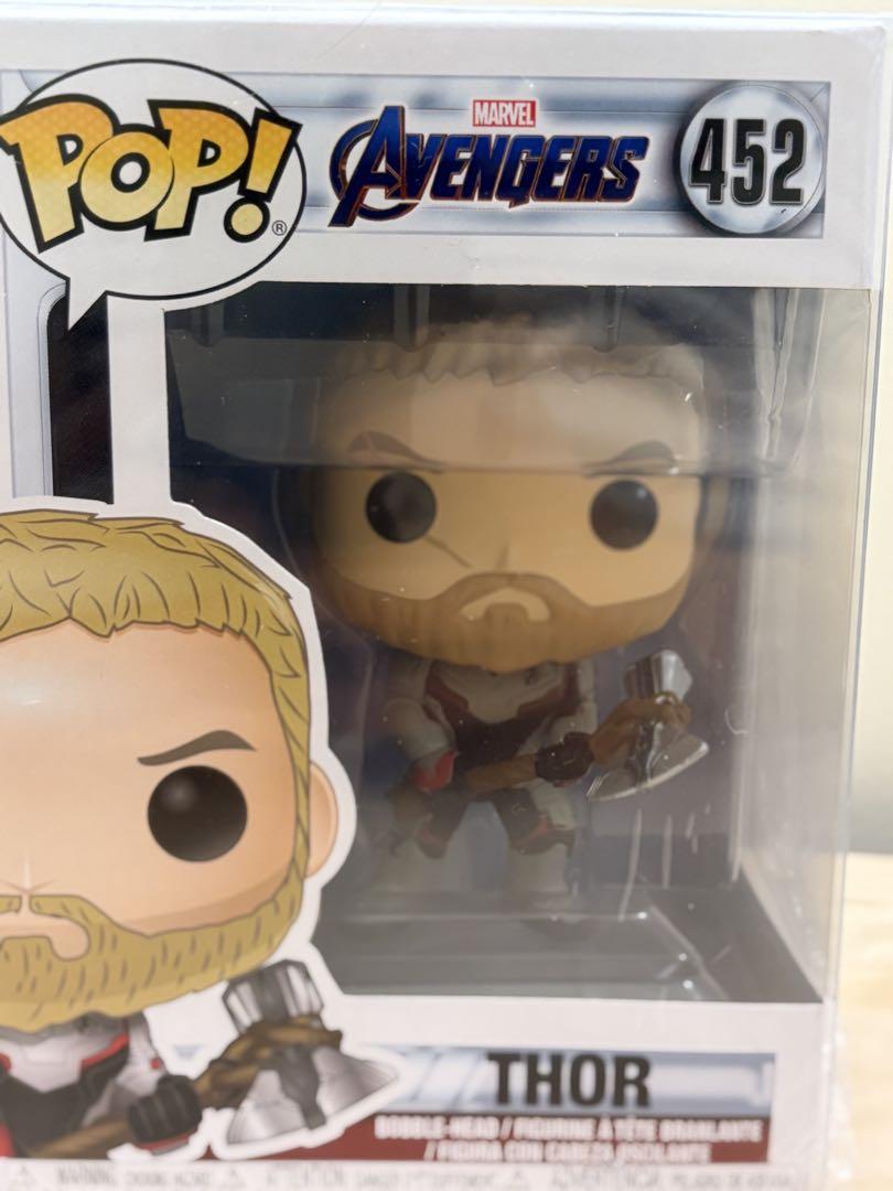 【新品】Funko pop Marvel フィギュア 4体　　保護ケース付 新品】Funko pop Marvel フィギュア 4体 保護ケース付 - メルカリ