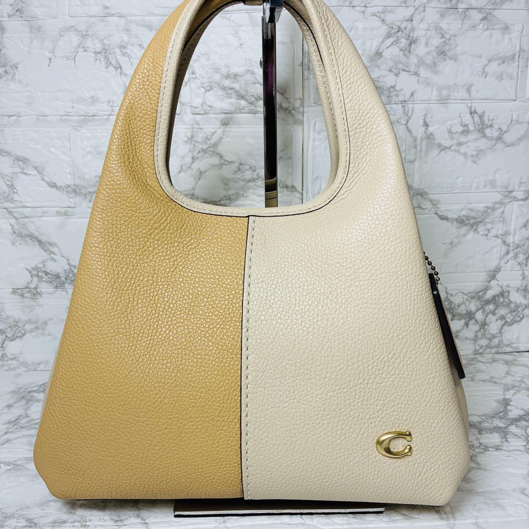 通販 ☆ 未使用級 バイカラー バッグ ショルダー ラナ coach コーチ バッグ