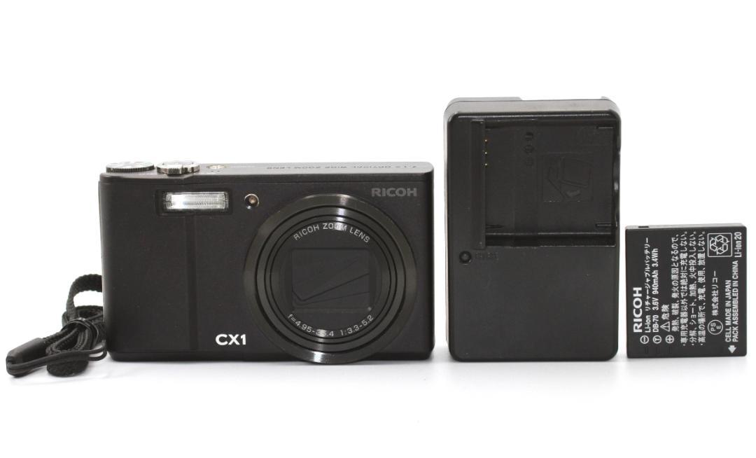 【美品】RICOH リコー デジタルカメラ CX1 ブラック CX1BK
