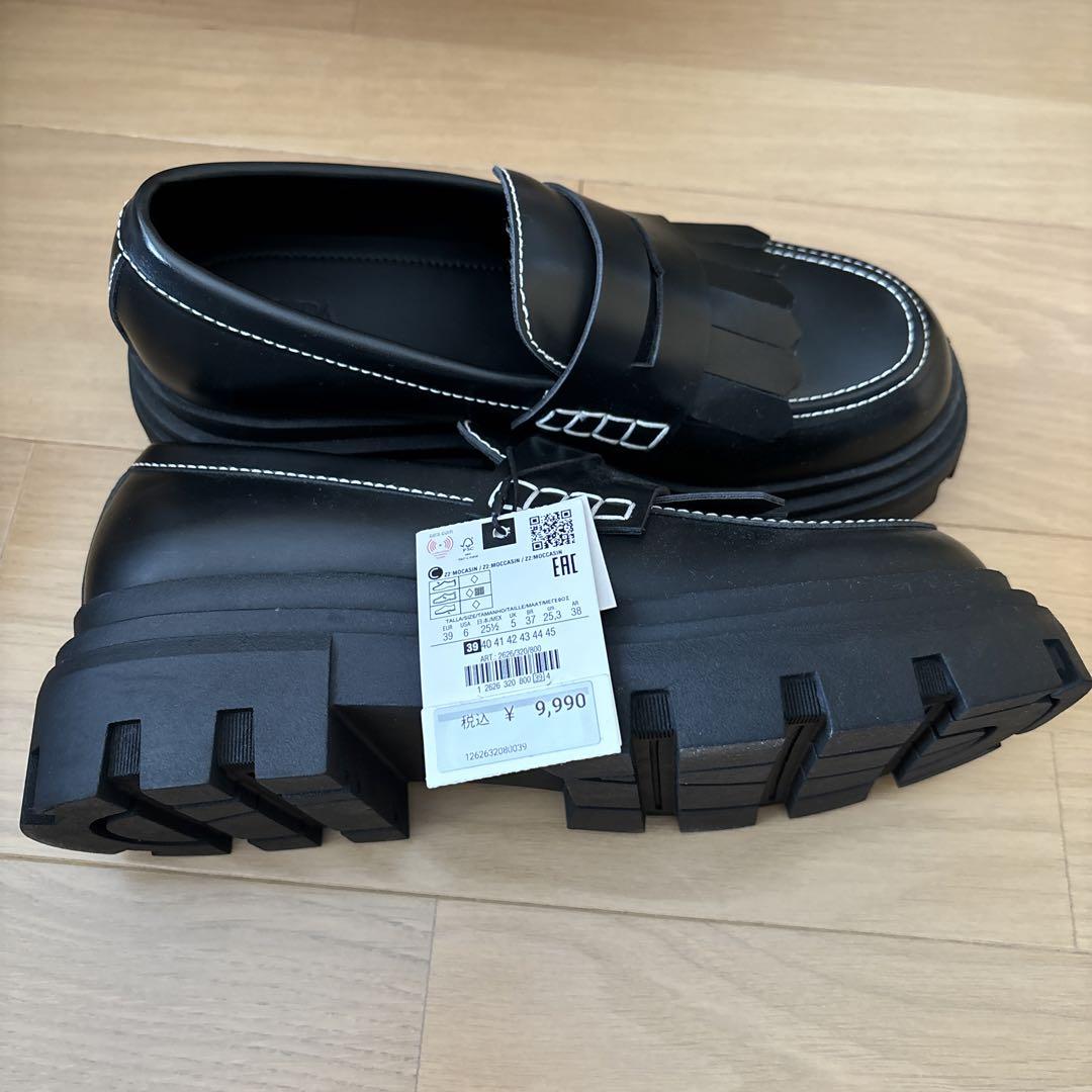ZARAローファー 39 新品未使用品