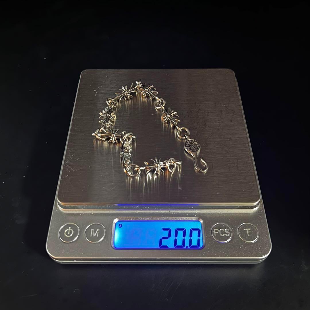 タイニーE プラス ブレスレット シルバー925 クロス 7リンクス【新品】