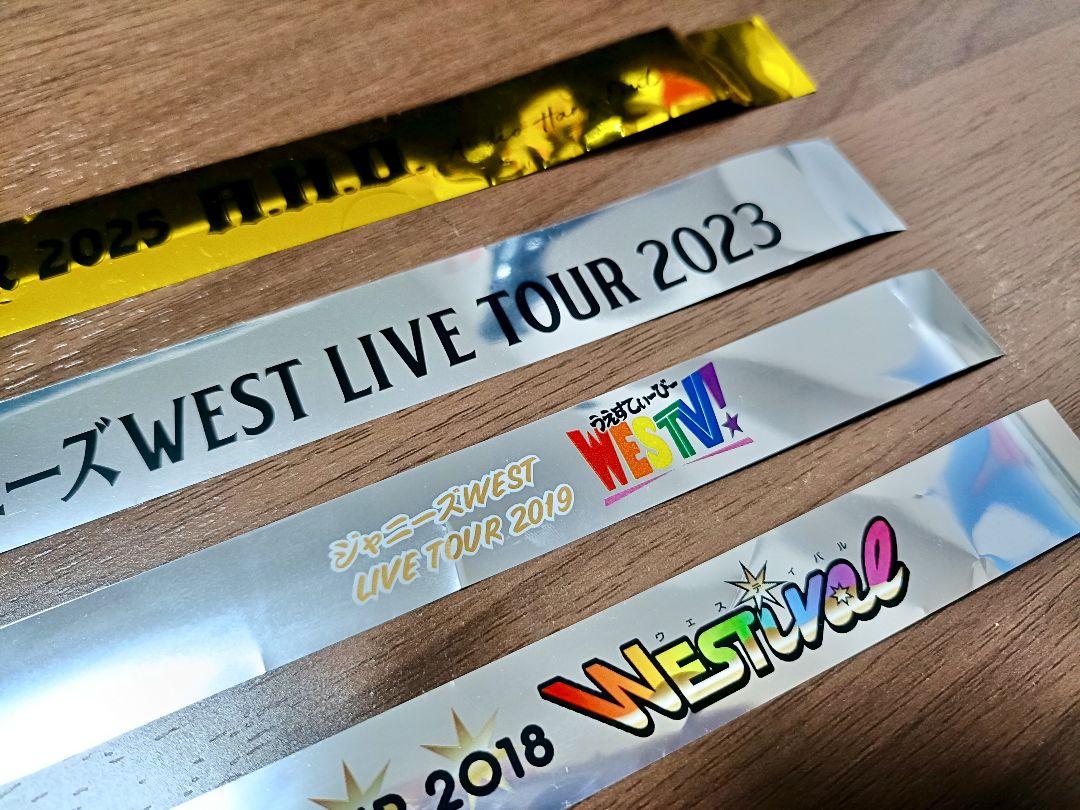 ジャニーズWEST 銀テープセット ジャニーズWEST WEST. ライブツアー 銀テープセット - メルカリ