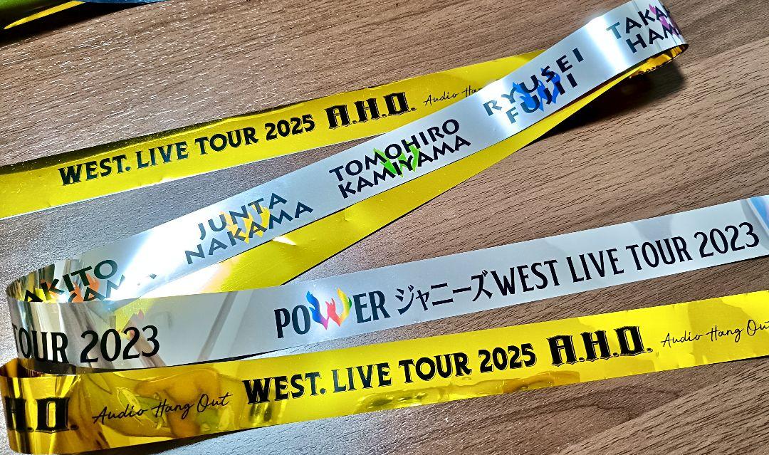 ジャニーズWEST WEST. ライブツアー 銀テープセット - メルカリ