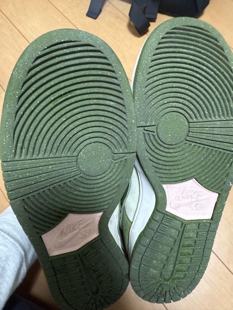 靴 Yuto Horigome Nike SB Dunk Low Matcha