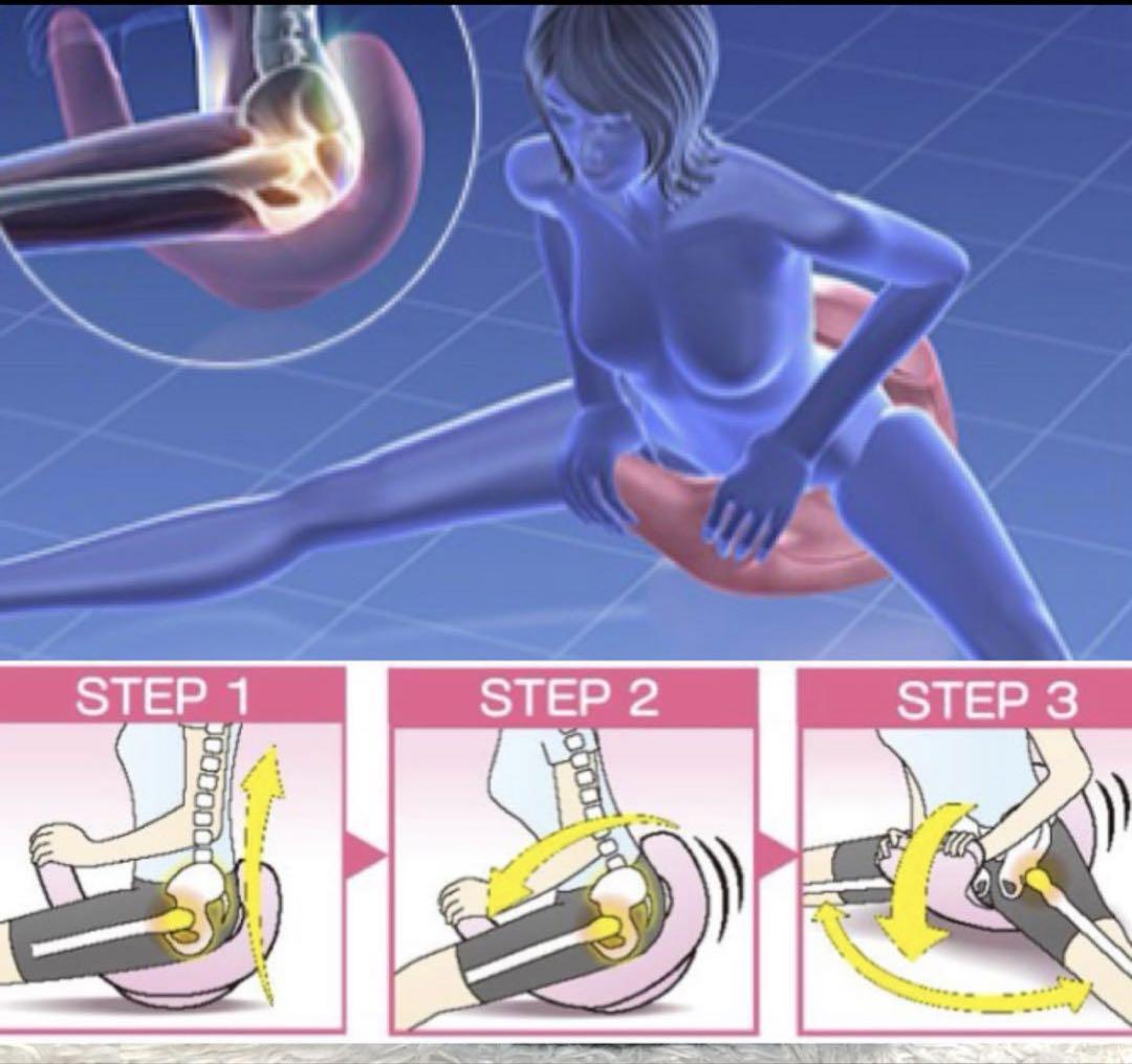開脚名人【ピンク色】柔らか美人 開脚ベター 健康器具クッション