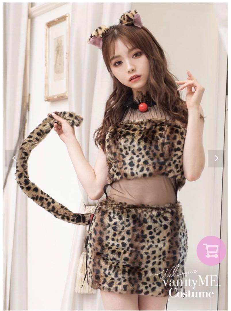 美品⭐︎ヒョウ柄猫耳コスチューム　シュガーコスプレ
