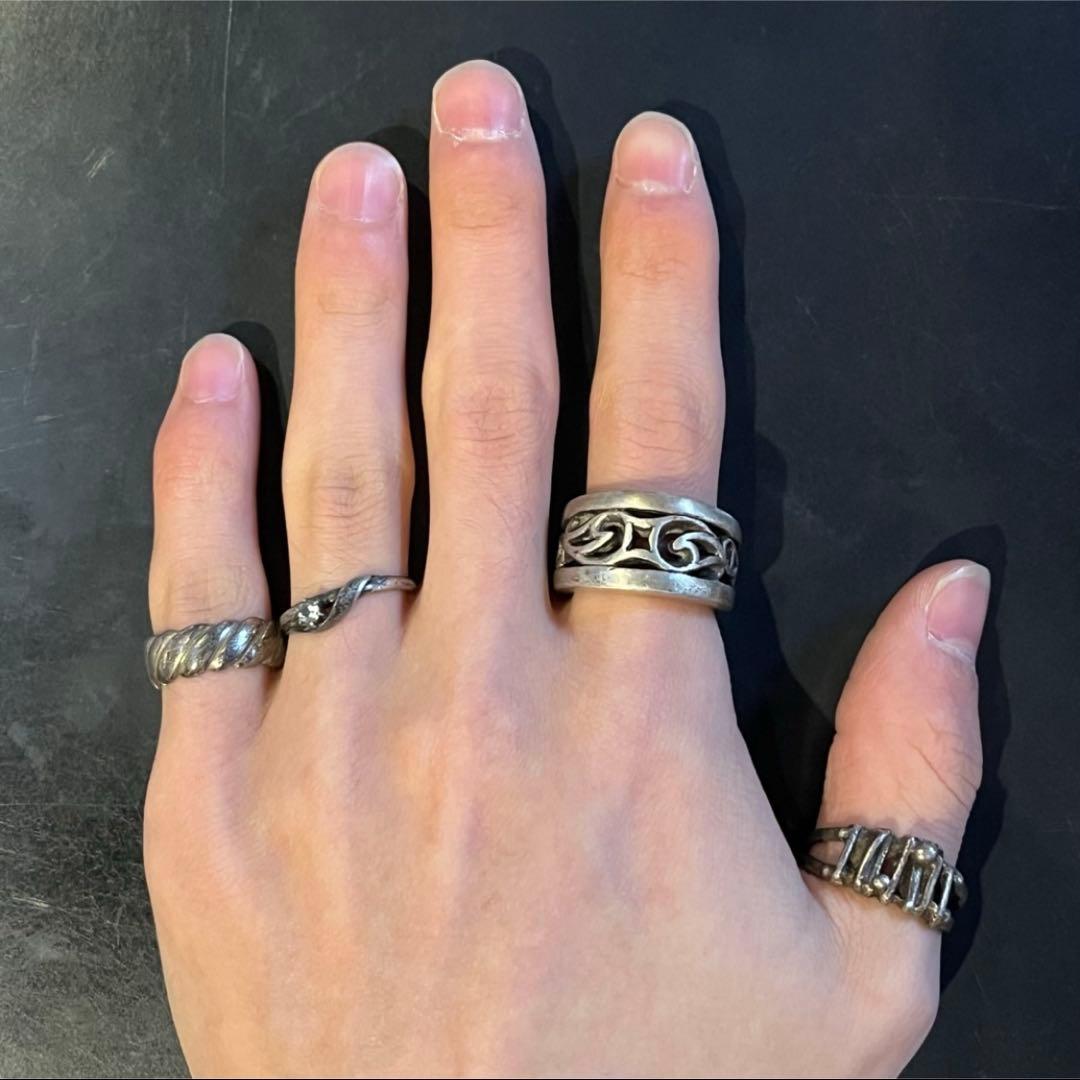 SILVER925 BIG WAVY DESIGN RING/シルバー/リング SILVER925 BIG WAVY DESIGN RING/シルバー/リング