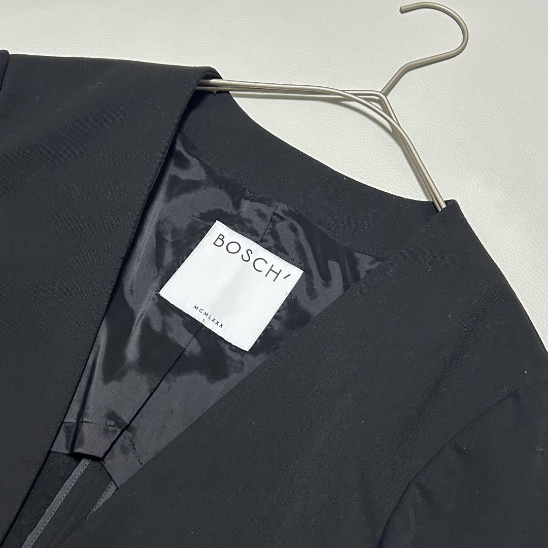美品✨ボッシュ スーツ セットアップ ジャケット　スカート ノーカラー シングル