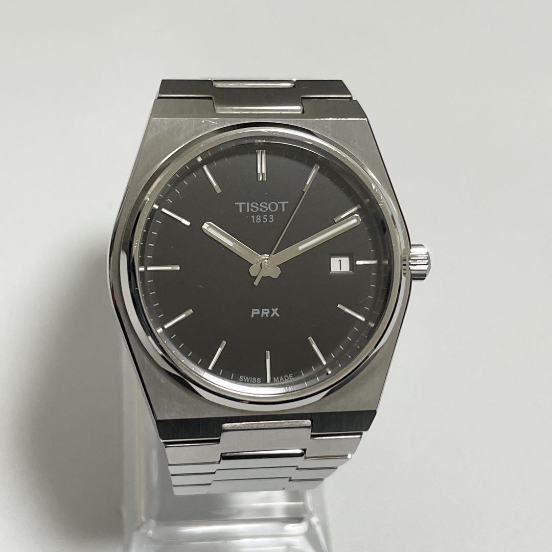 TISSOT ティソ 腕時計 PRX ピーアールエックス 黒文字盤